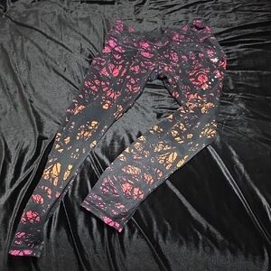 Stylish Black and Pink Women's Leggings
